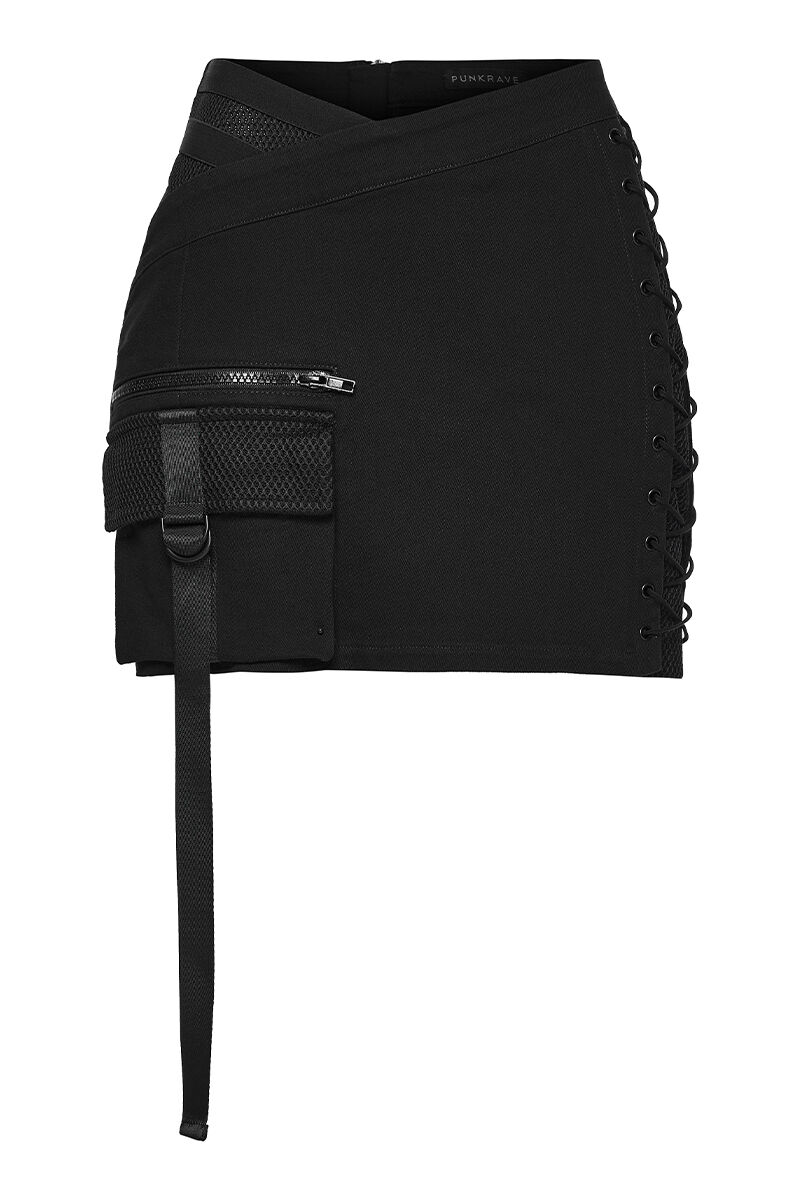 Punk Rave Rock Black Grid