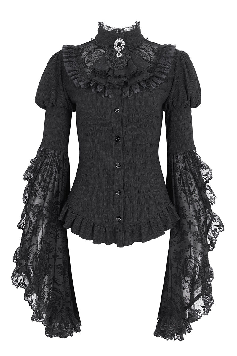 Devil Fashion Bluse Auice