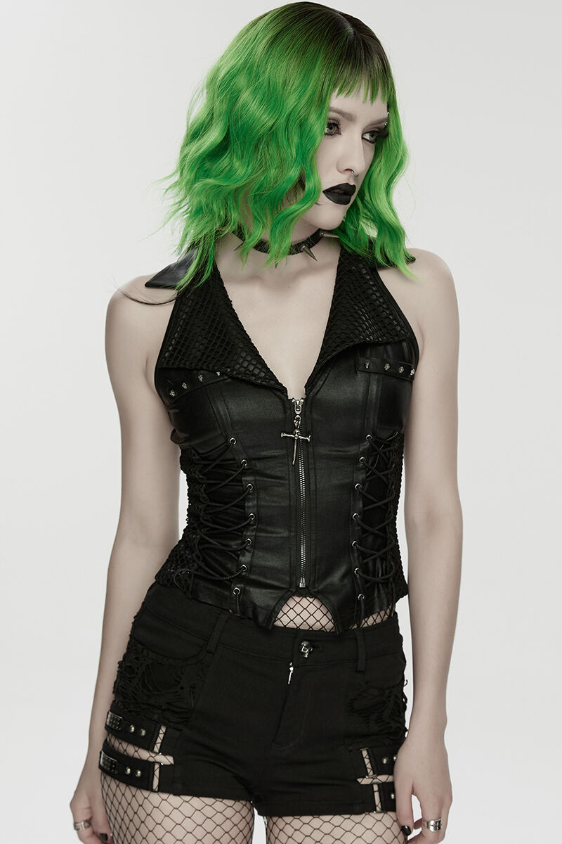 Punk Rave Weste Black Covenant