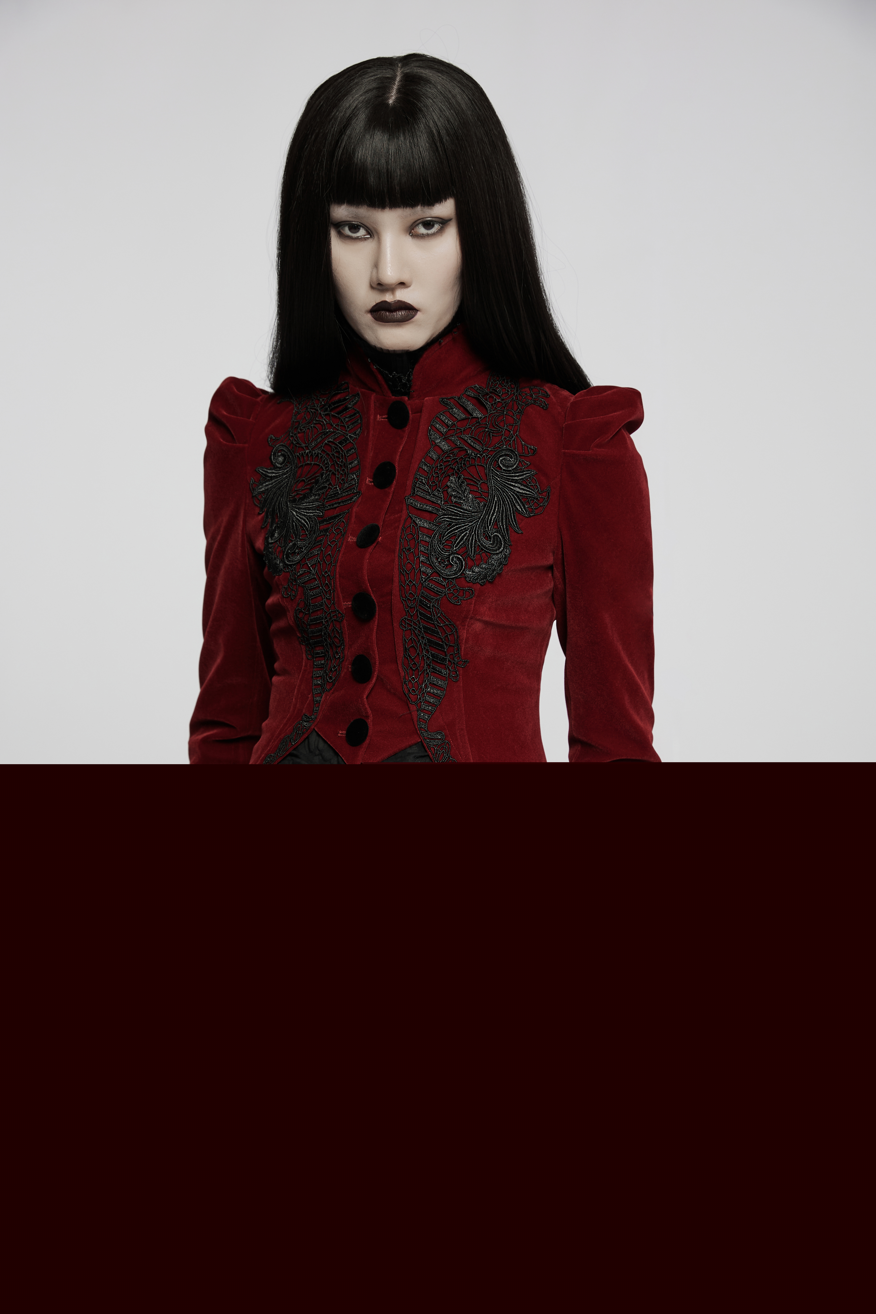 Punk Rave Jacke Absinthe Red
