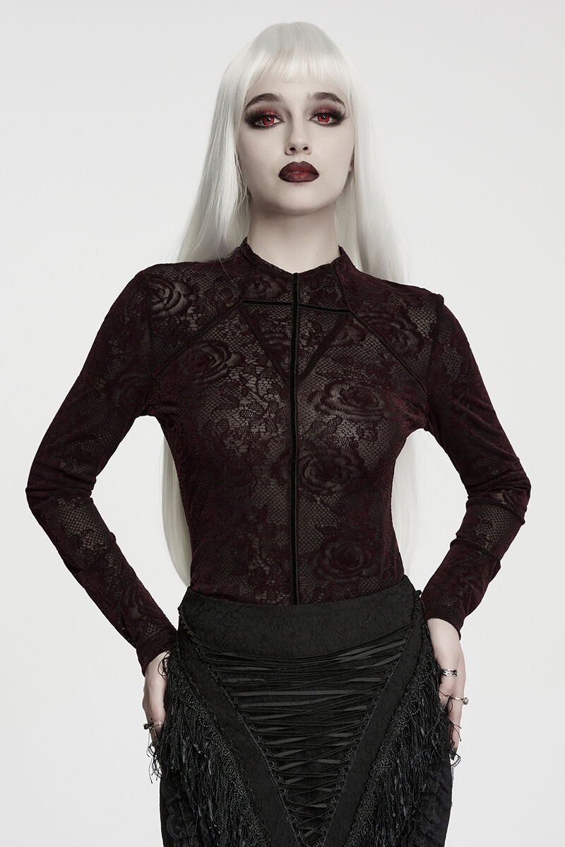 Punk Rave Longsleeve Rosarium Red