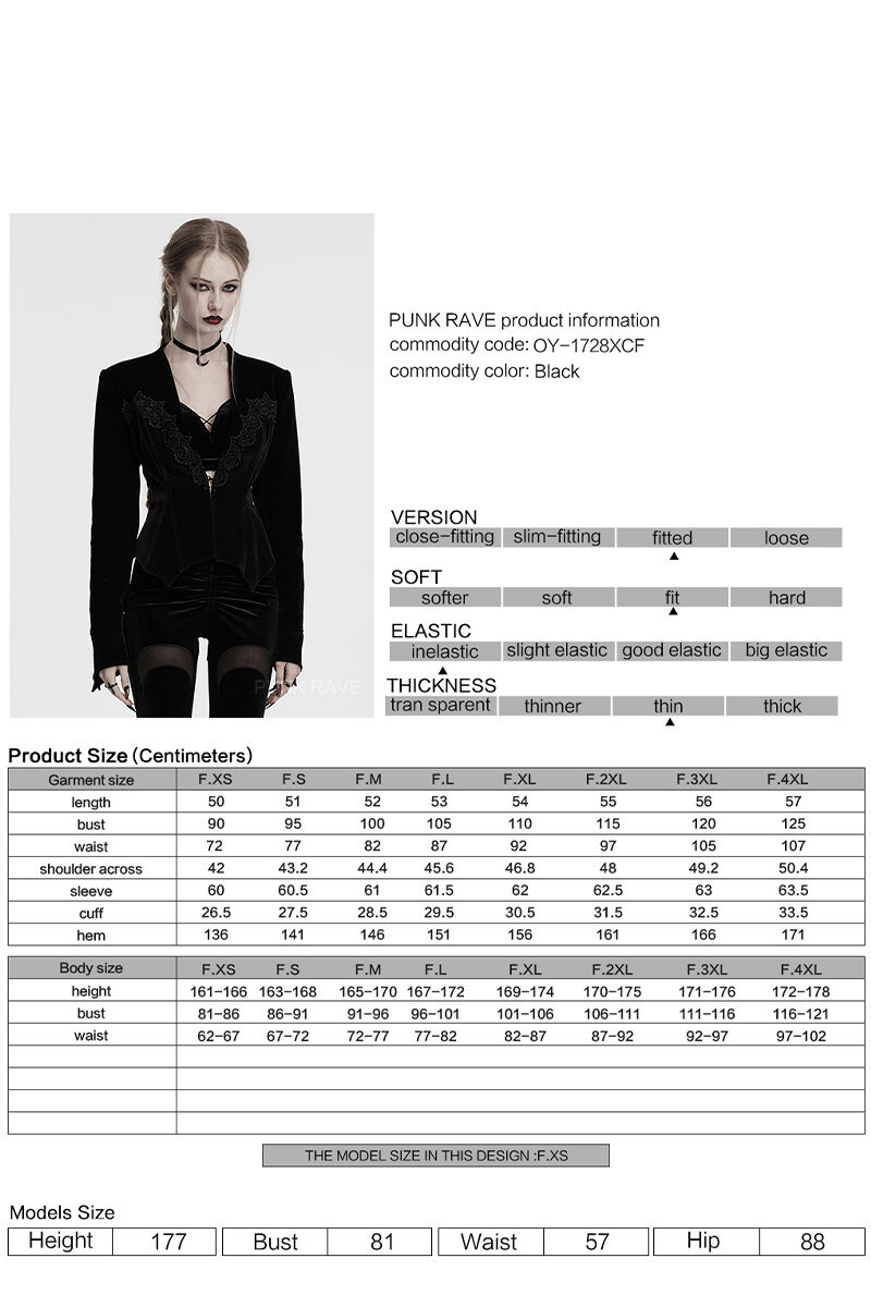 Punk Rave Jacke Dark Moonlight