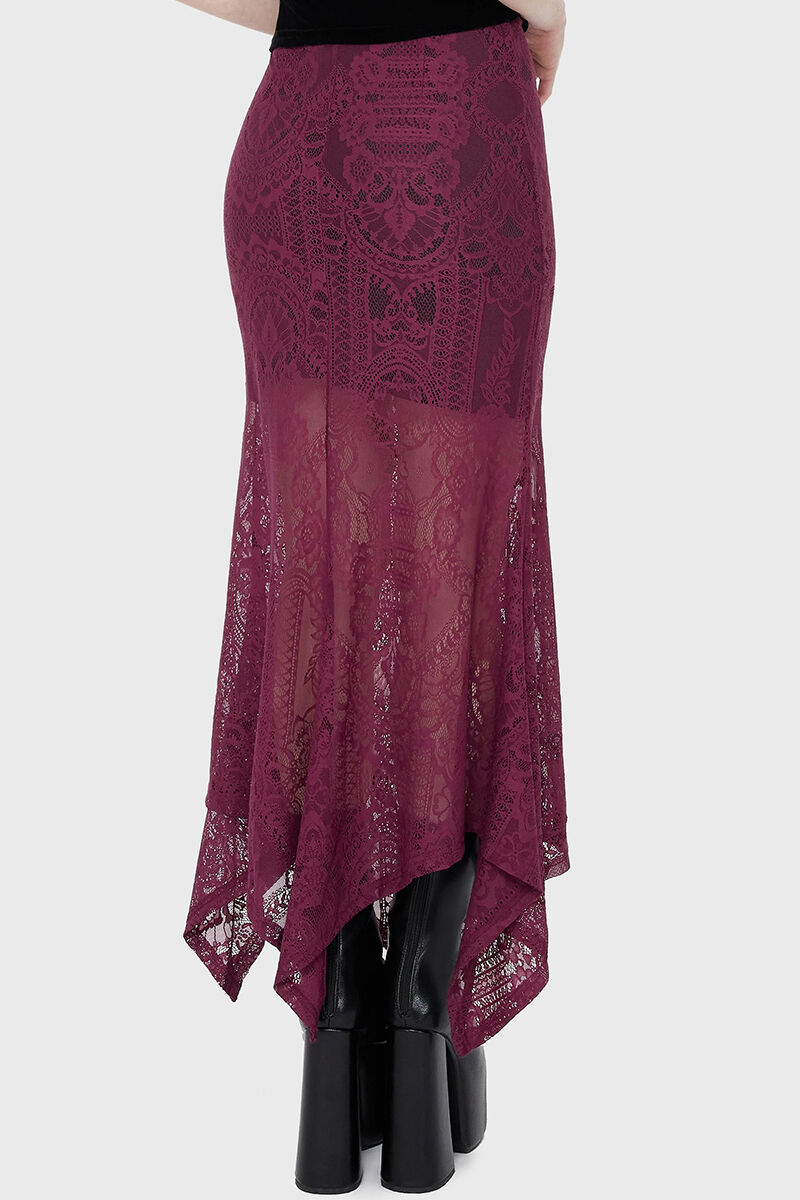 Killstar Rock Belladonna Lace Plum