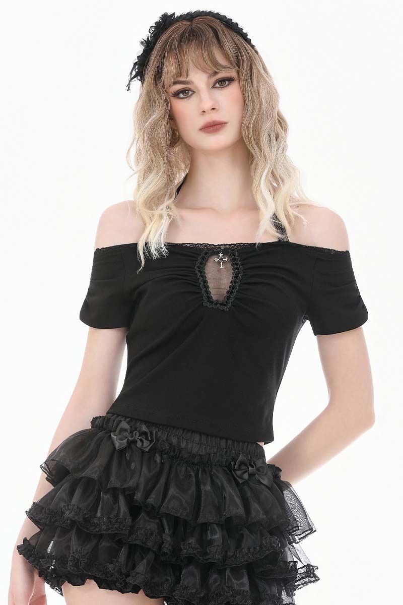 Dark In Love Shirt Coffin Charm