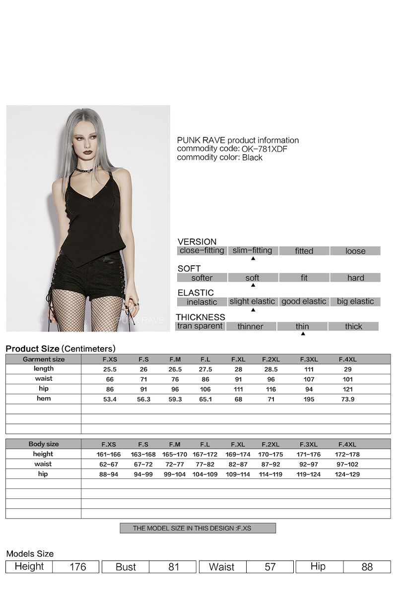 Punk Rave Shorts Serpentina