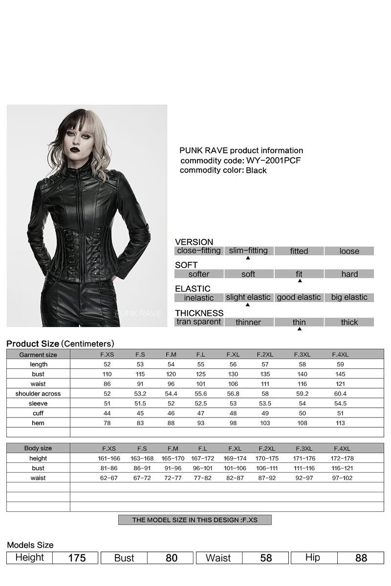 Punk Rave Jacke Cyberpunk