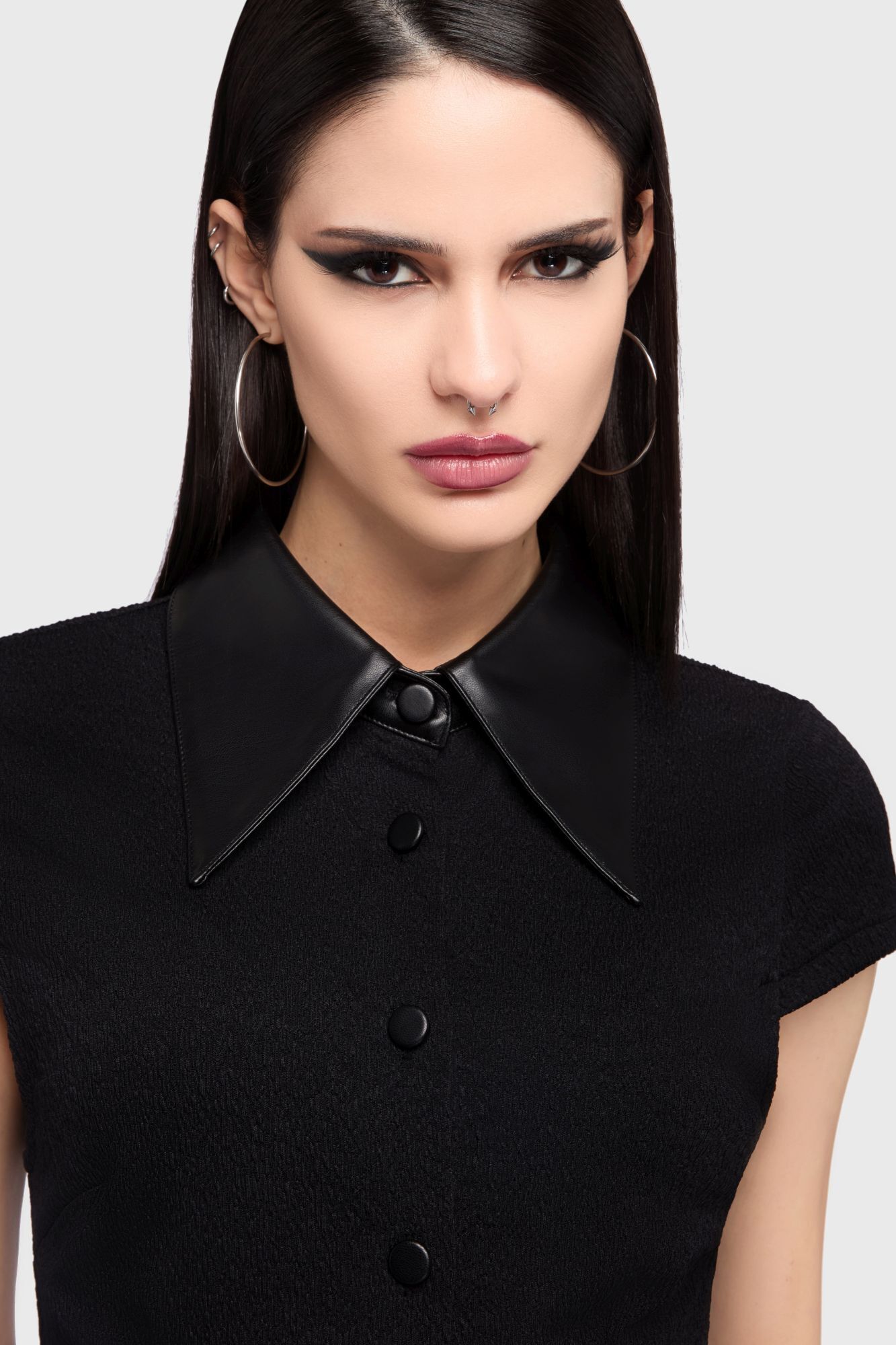 Killstar Kihilist Kleid Collar Obsidienne