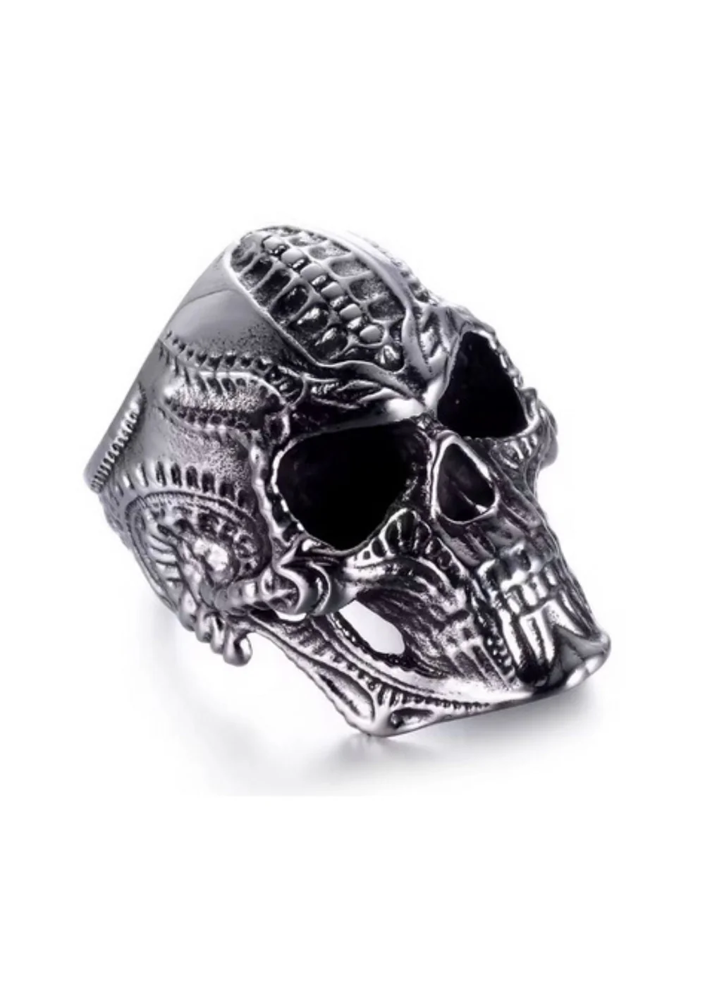 Easure Ring Biomechanic Skull