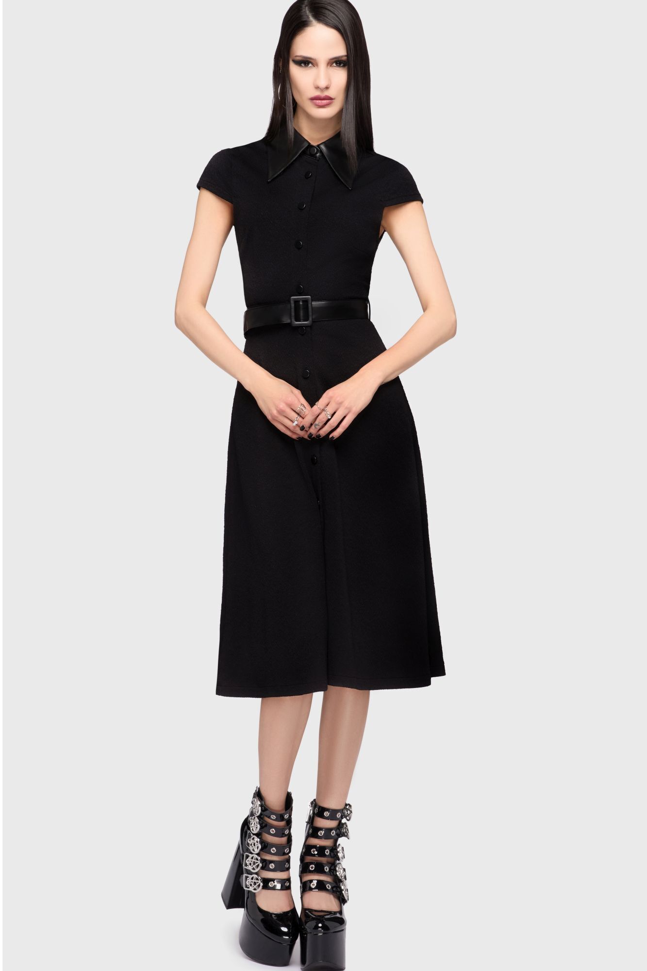 Killstar Kihilist Kleid Collar Obsidienne