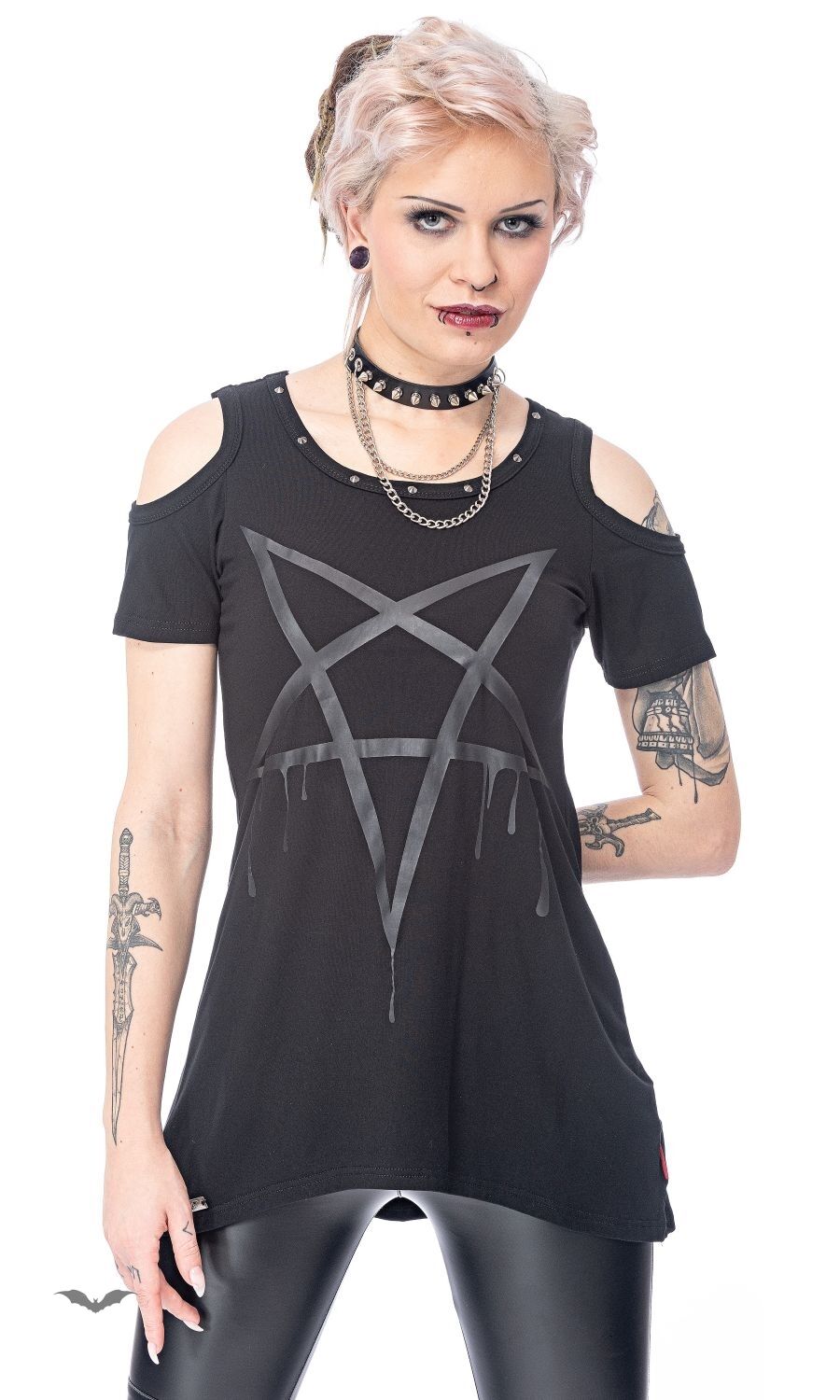 Queen of Darkness Halsband Double Chains