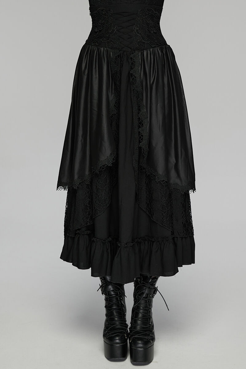 Punk Rave Rock Mourning Lace