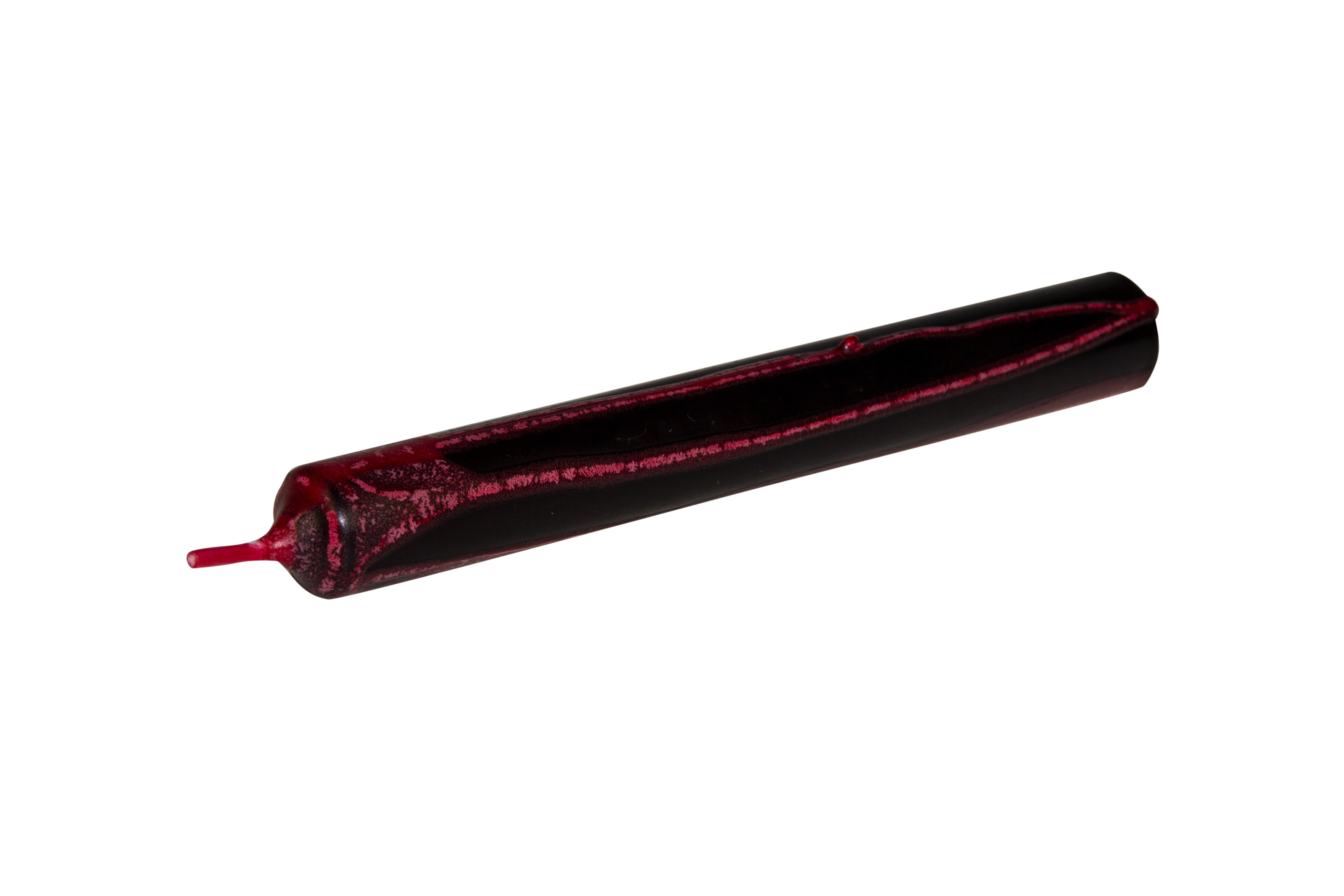 Schwarze Kerze "Blut" 25cm