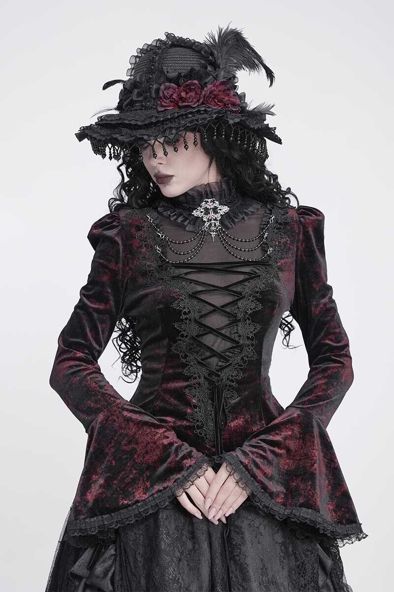 Devil Fashion Longsleeve Eveline’s Requiem Red