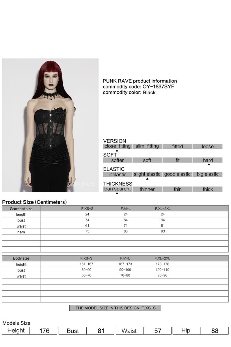 Punk Rave Korsage Corvielle