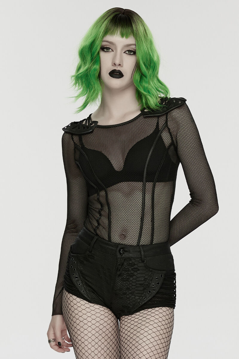 Punk Rave Shorts Shadow Cage