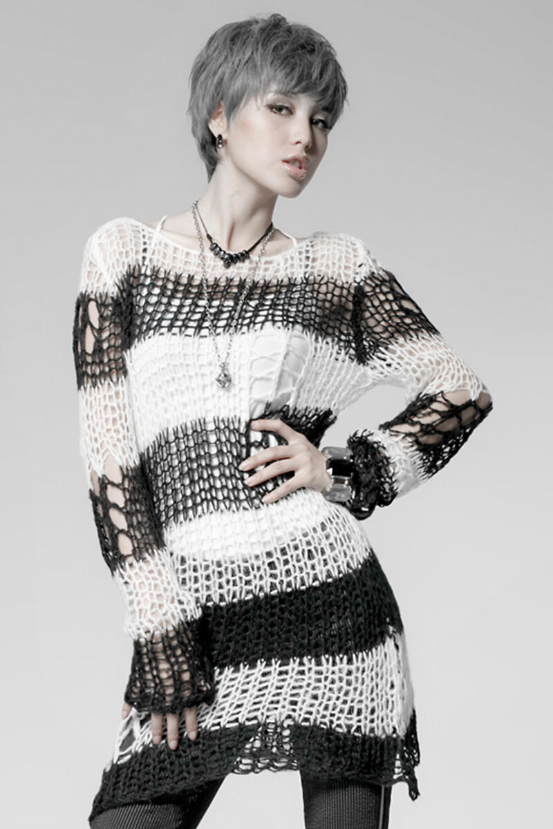 Punk Rave Pullover White Nightmare