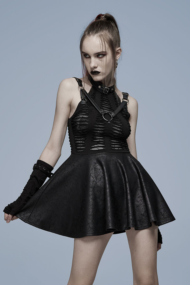 Punk Rave Kleid Spiderella