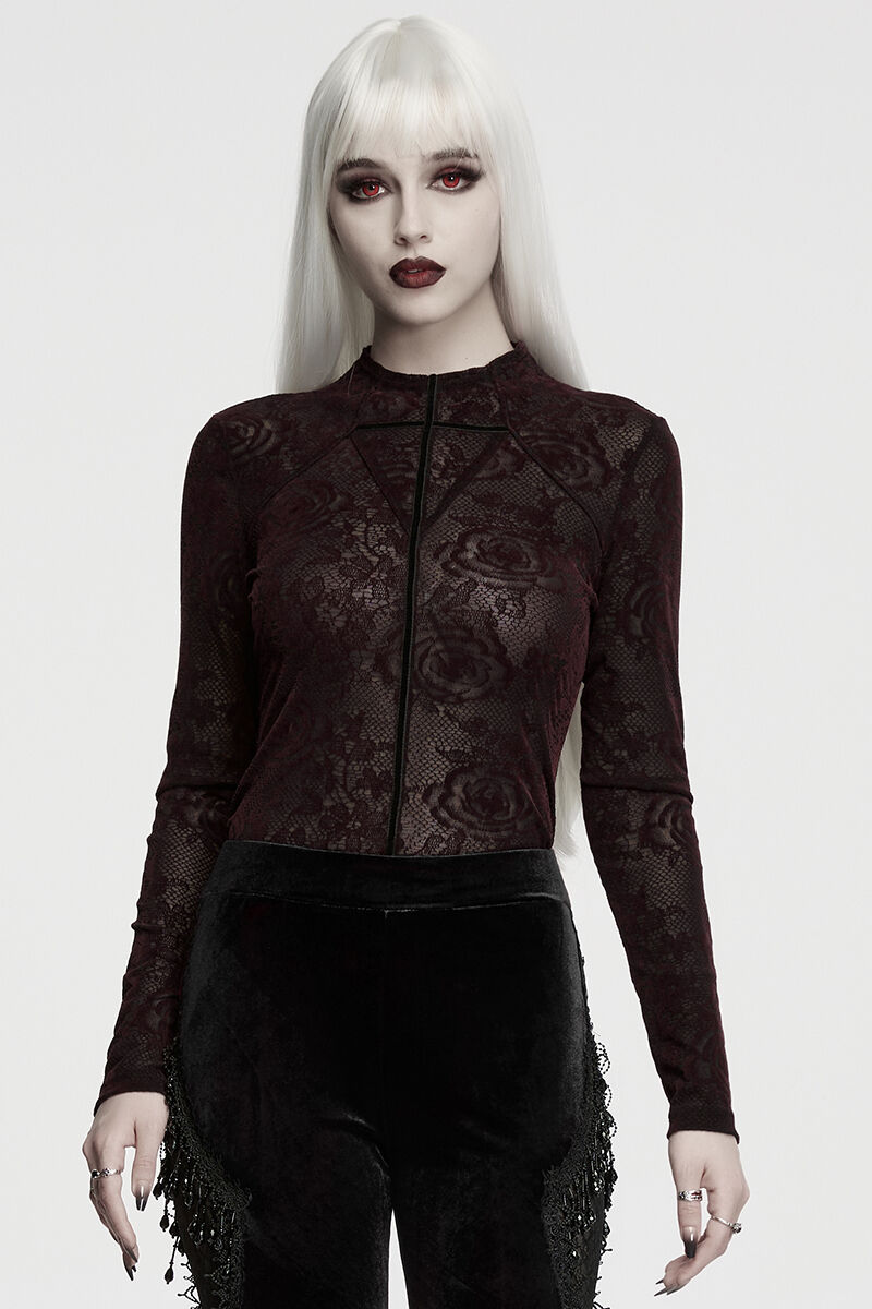 Punk Rave Longsleeve Rosarium Red
