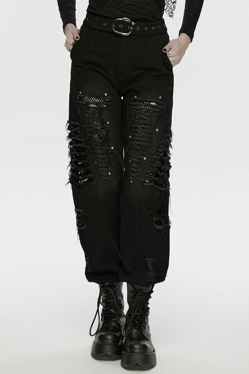 Punk Rave Jeans Grave Riot
