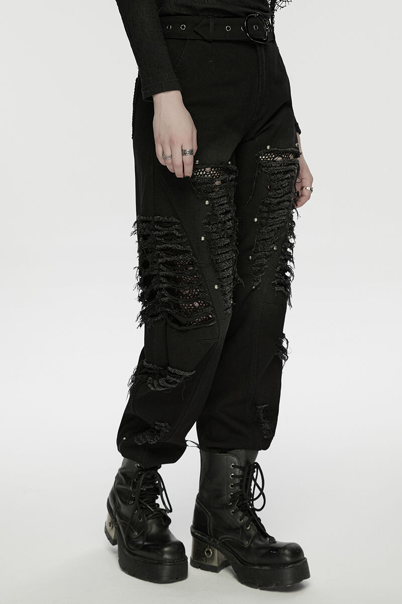 Punk Rave Jeans Grave Riot