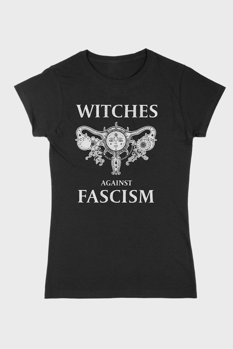 Send Me To Hell Shirt Witches Against Fascism Girlie