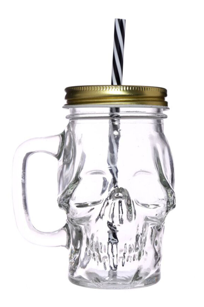Puckator Trinkglas Skull