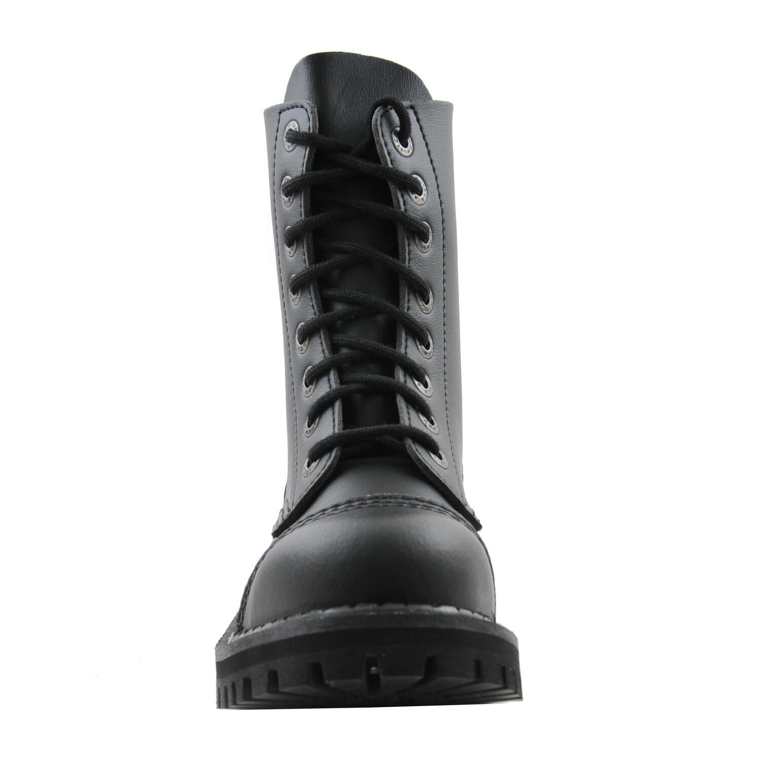 Angry Itch 8 Loch Stiefel Vegan Schwarz