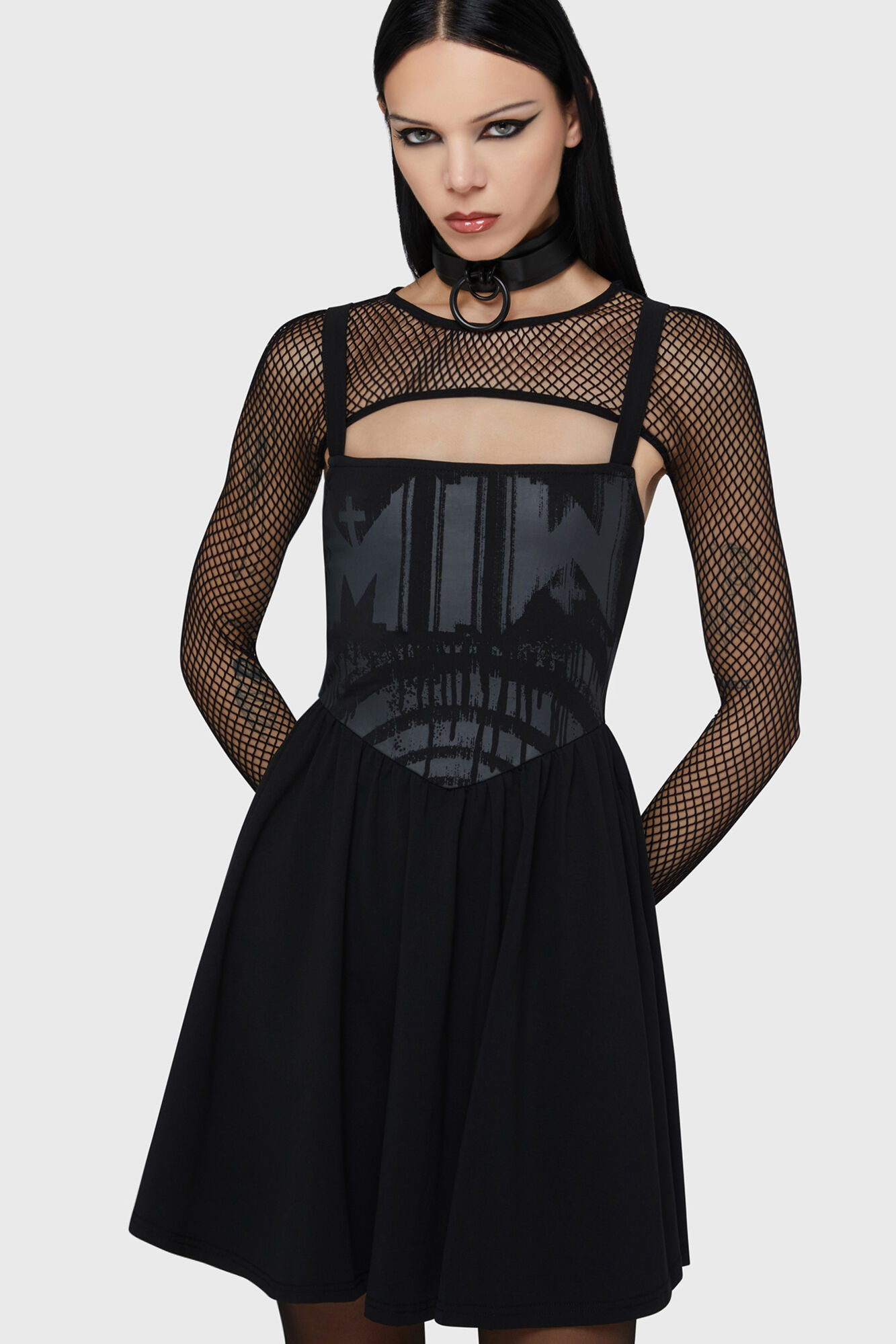 Killstar Kleid Voices Spiral