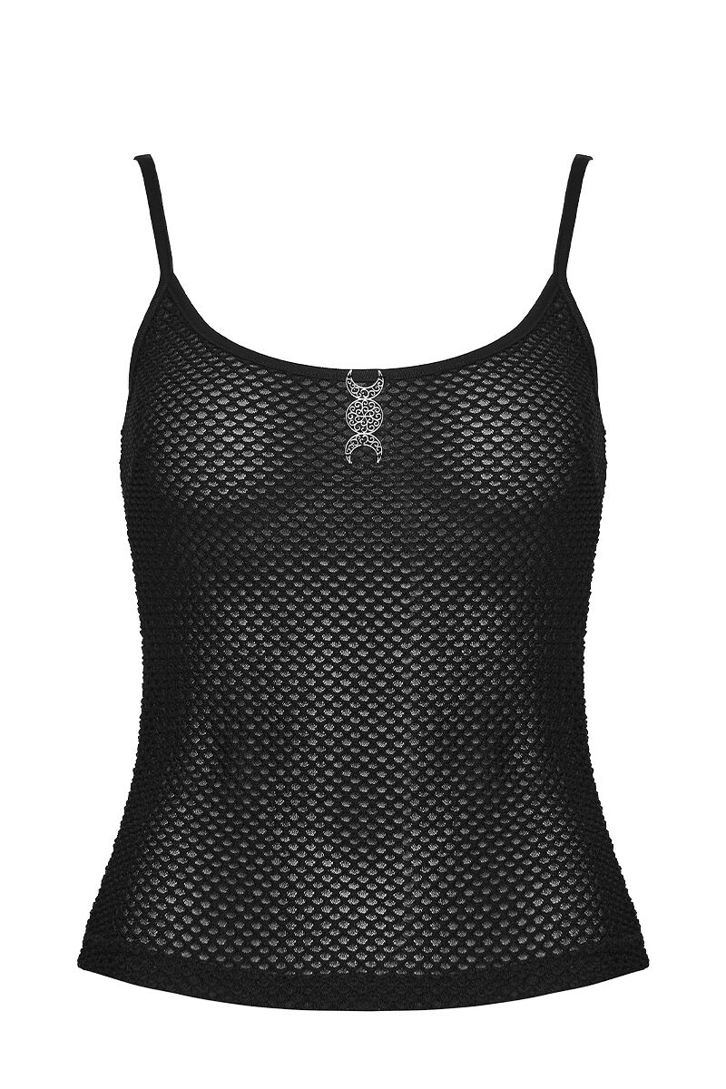Punk Rave Top Celene Mesh Moon