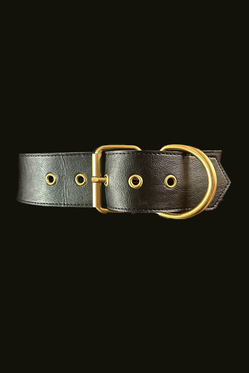 Tommy Vowels Gürtel Double Ring & Chain Gold