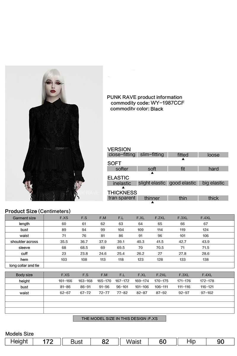 Punk Rave Bluse Morvella