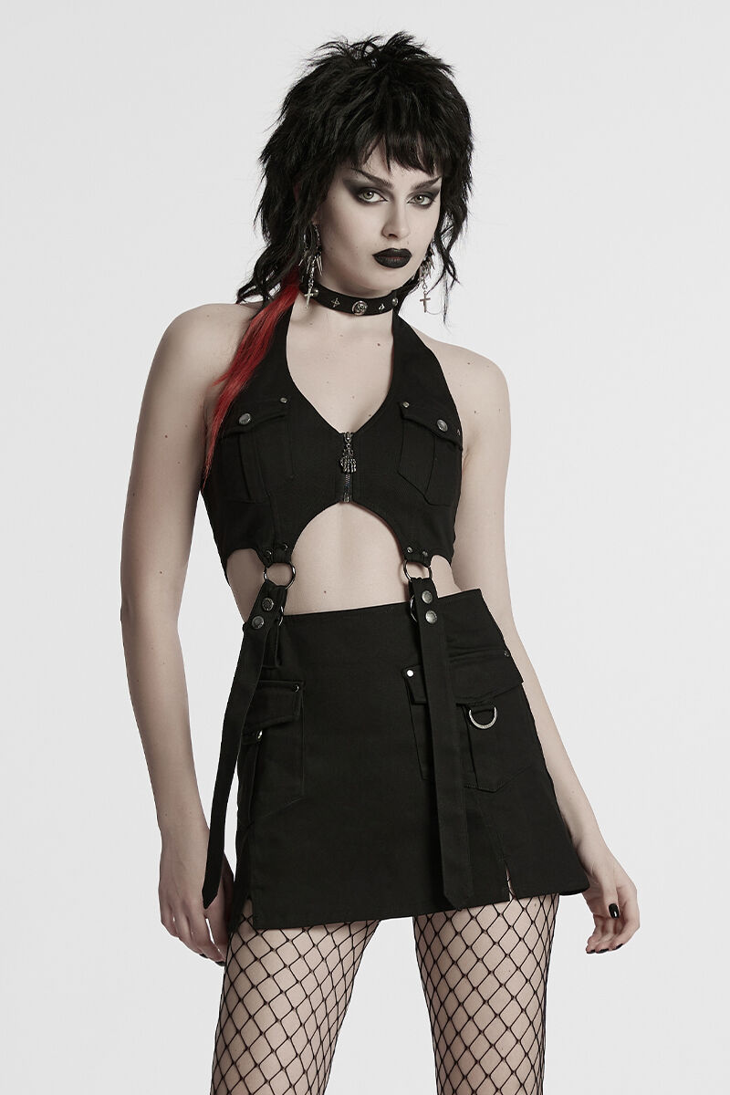 Punk Rave Kleid Cryptkiss
