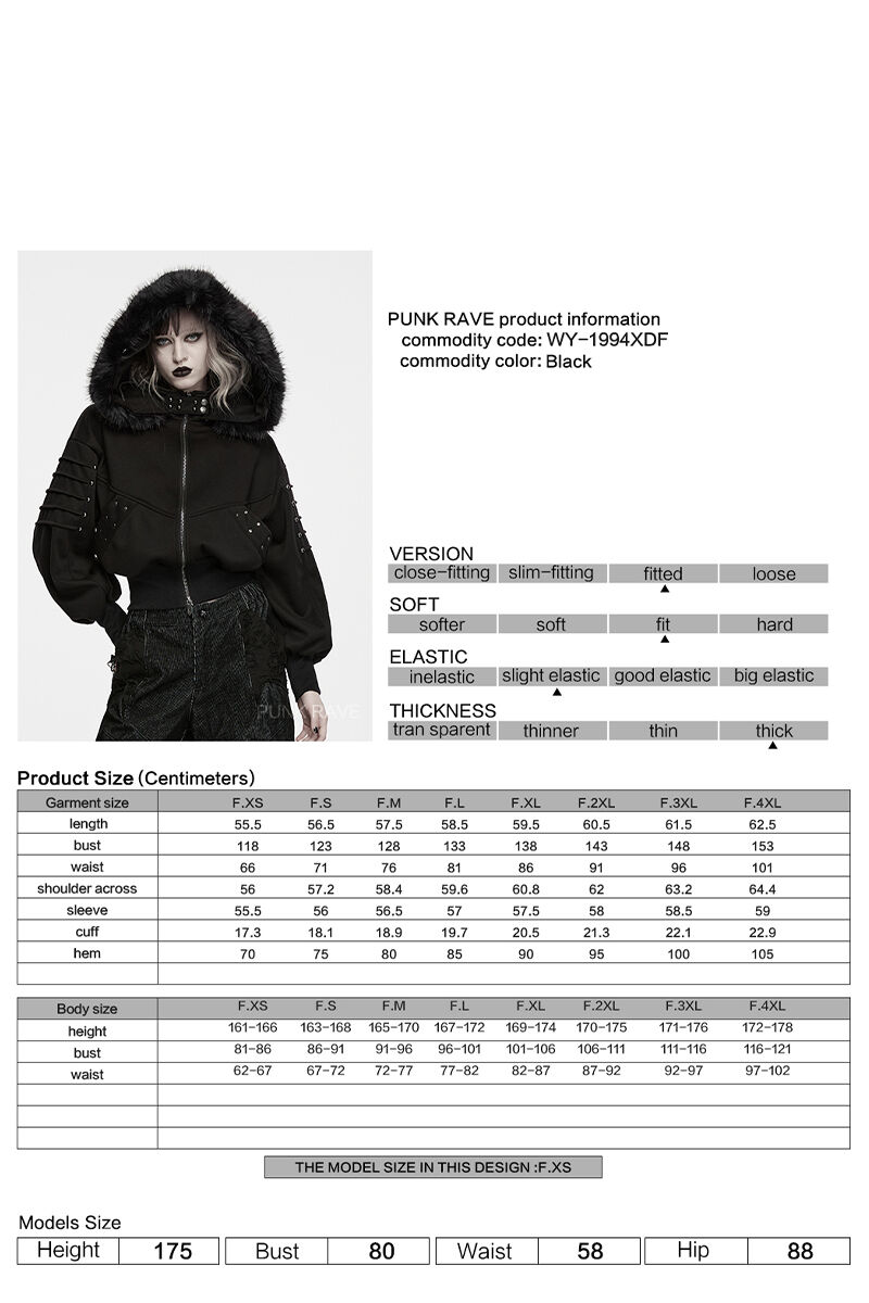 Punk Rave Jacke Frostfang