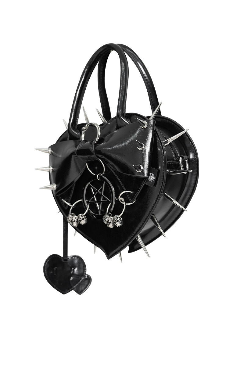 Devil Fashion Tasche Spiked Heart