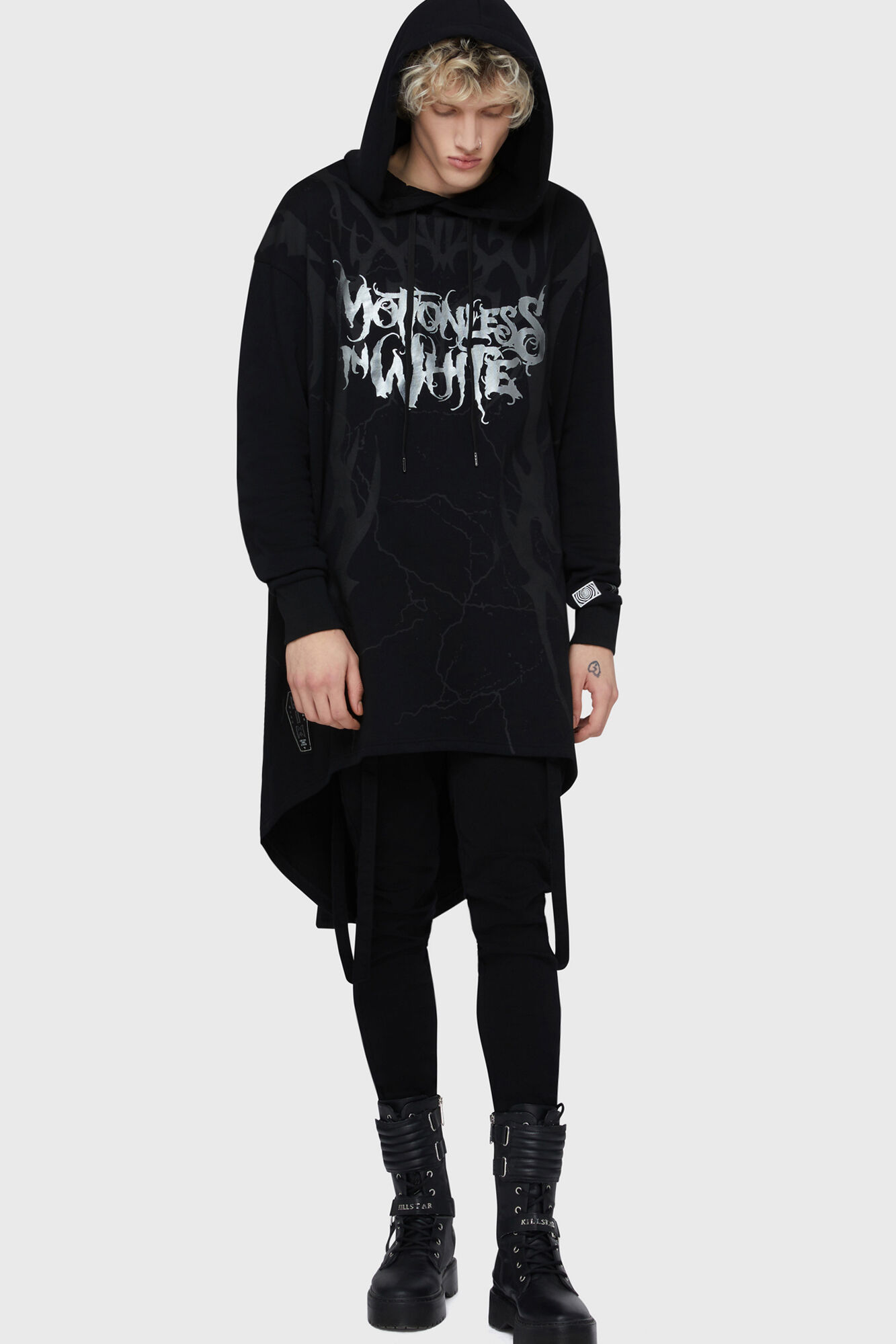 Killstar Hoodie Pitch Black Evil