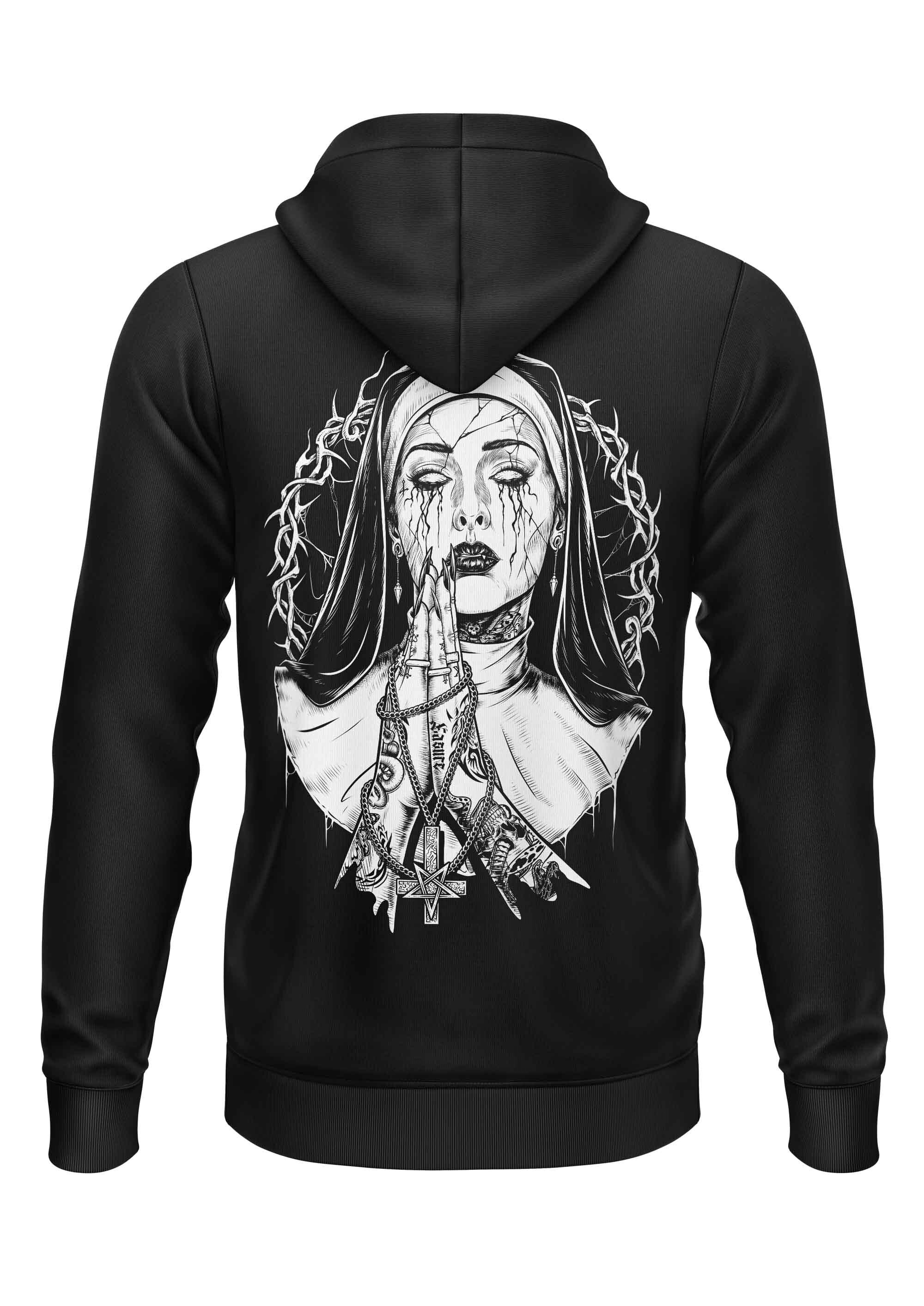 Easure Hoodie Demon Nun Backprint