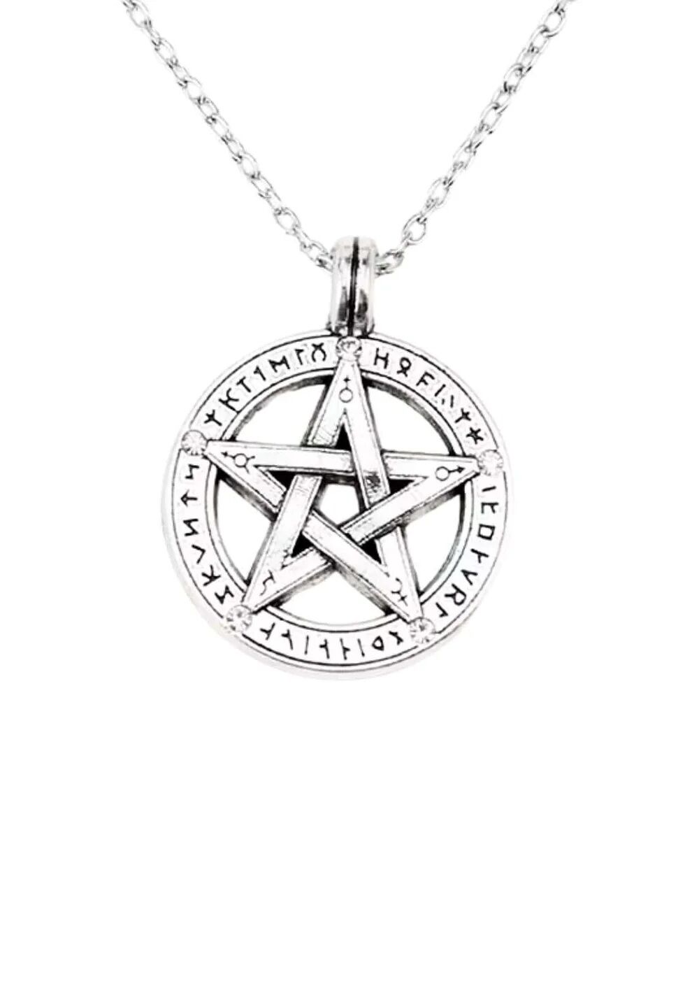 Easure Halskette Rune Pentagram