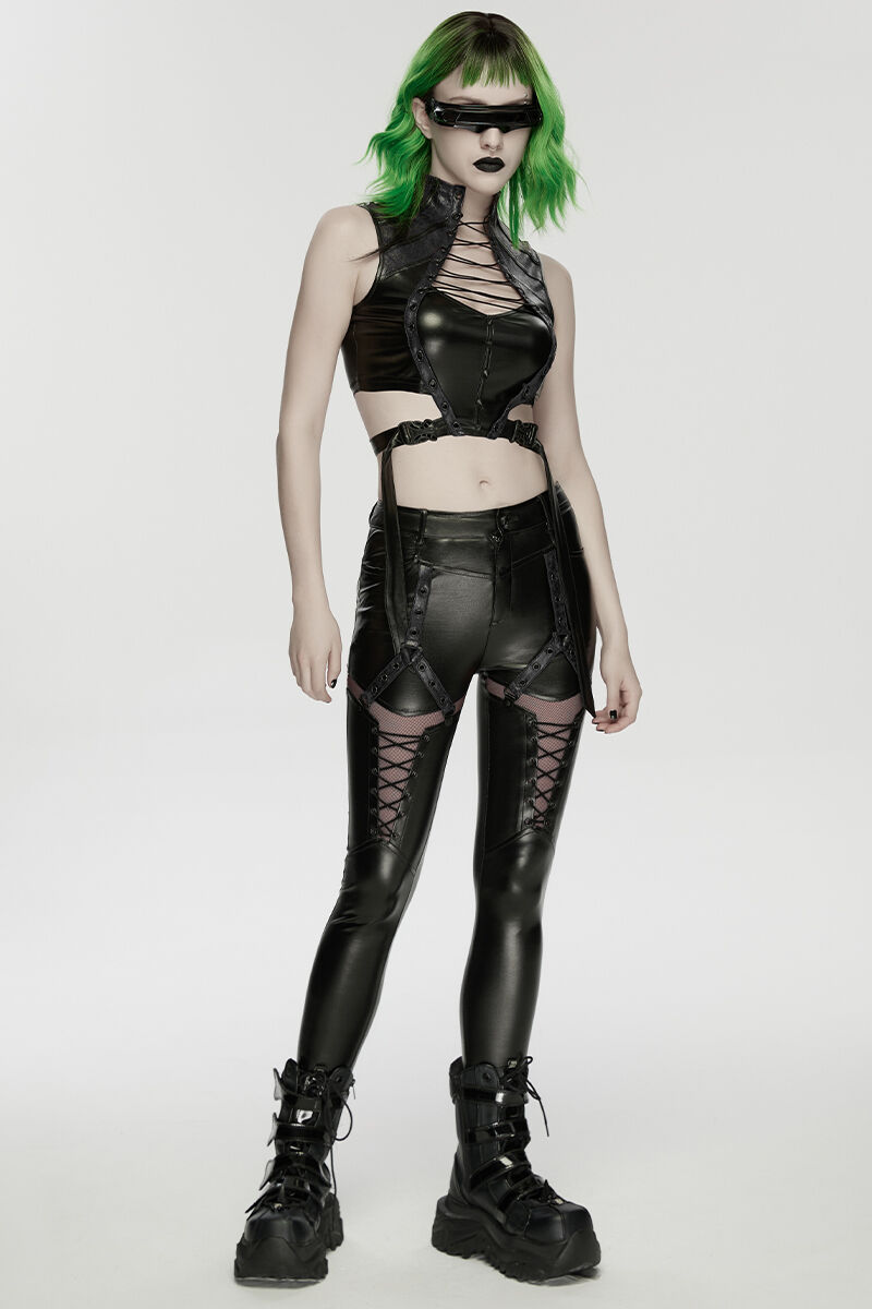 Punk Rave Leggings Rivet Web