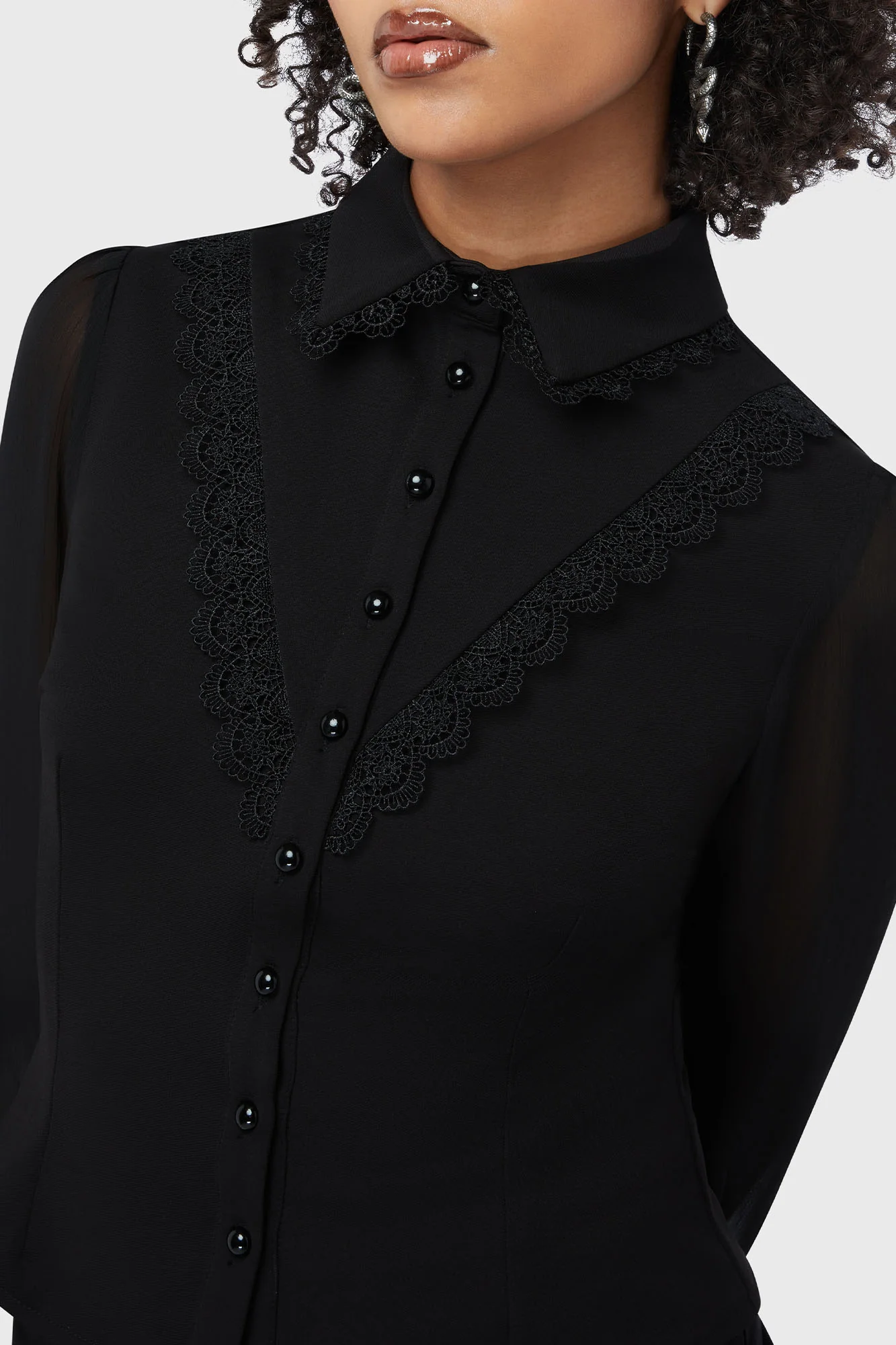Killstar Bluse Miss Mourning