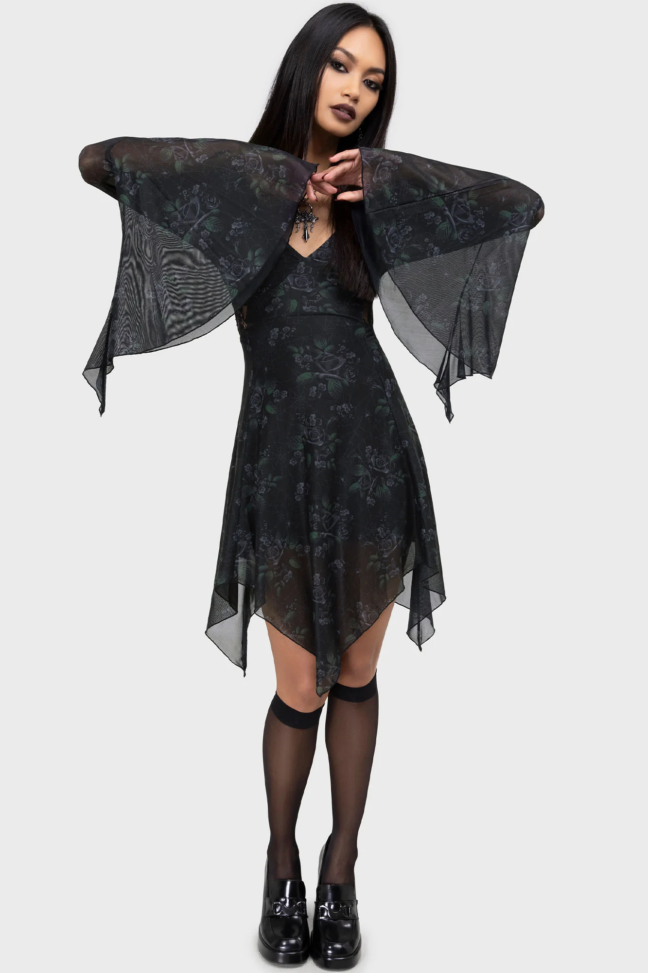Killstar Kleid Nocturnal Grove XXL
