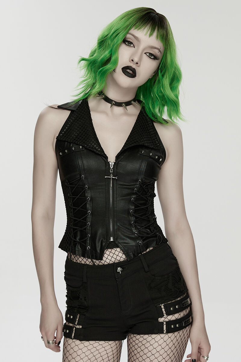 Punk Rave Weste Black Covenant