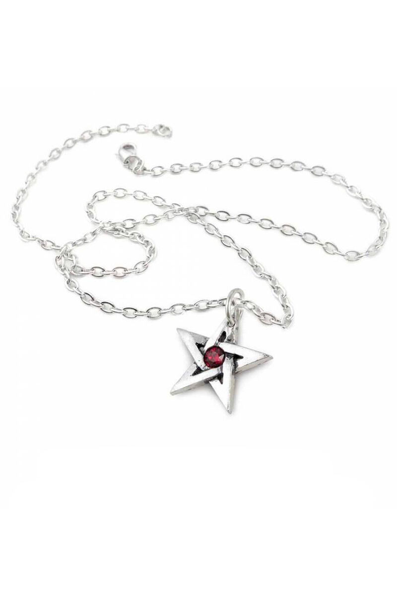 Alchemy England Halskette Crystal Pentagram