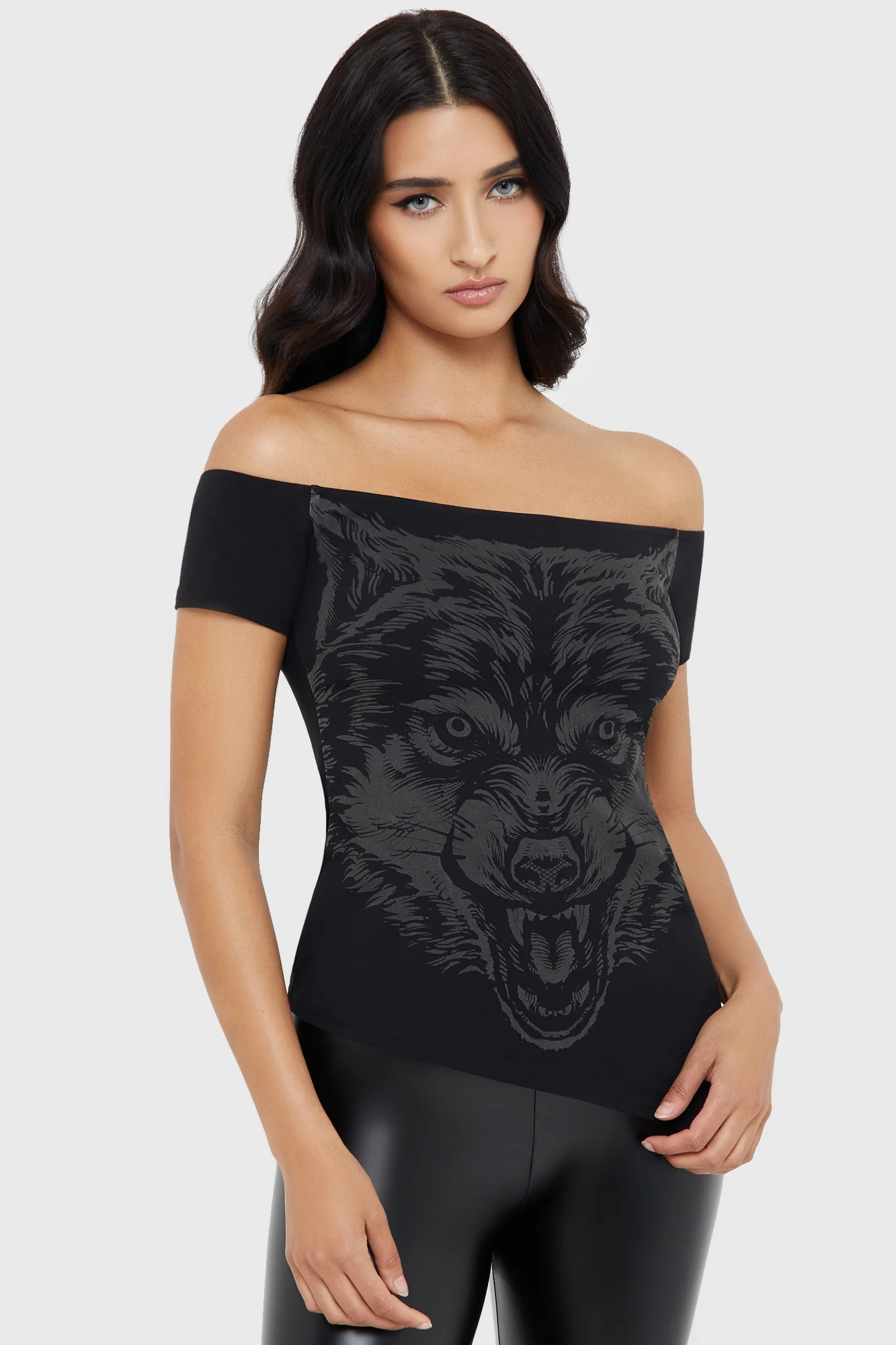 Killstar Shirt Nocturnal Wolf