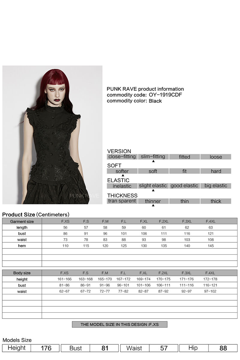 Punk Rave Bluse Carmilla