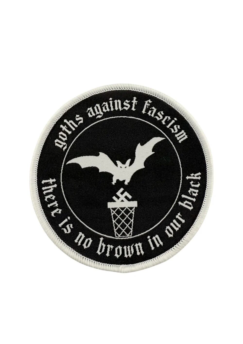 Easure Patch Goth Against Fascism