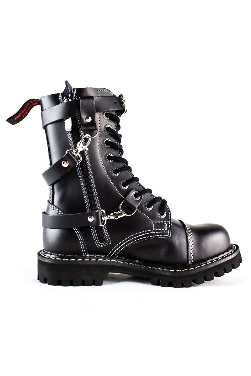Angry Itch 10 Loch Stiefel 3 Straps
