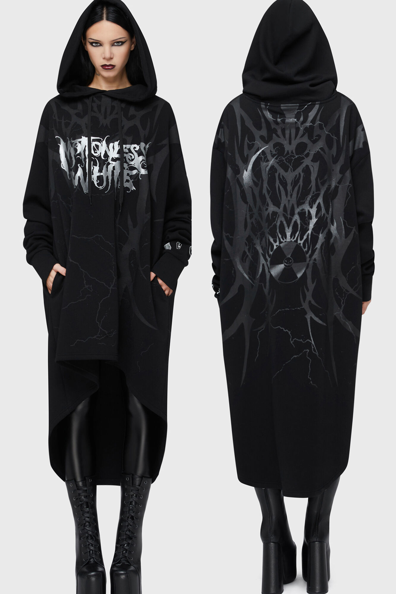 Killstar Hoodie Pitch Black Evil