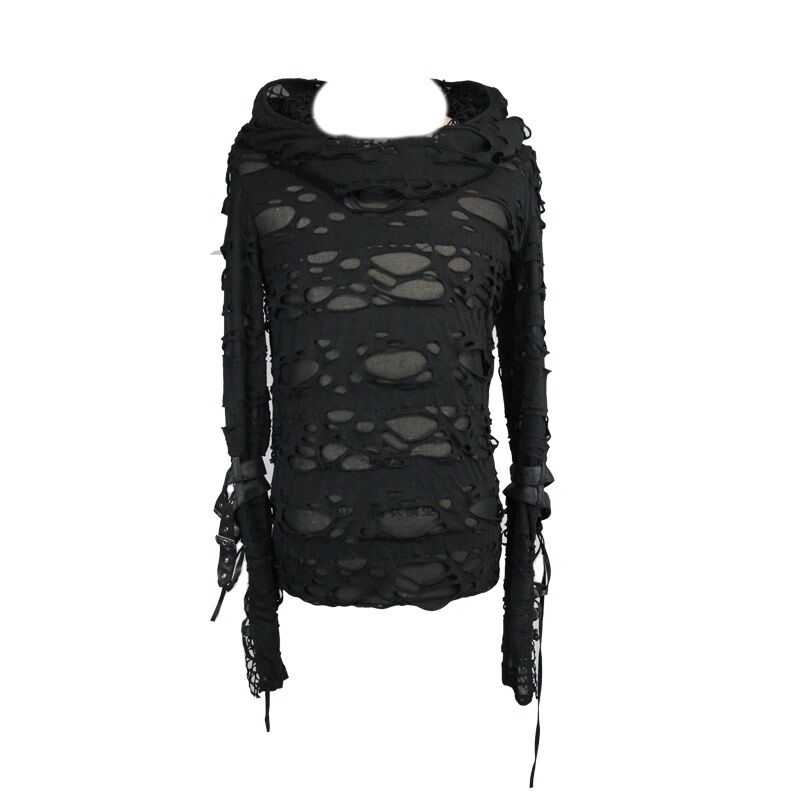 Devil Fashion Longsleeve Ripped Net