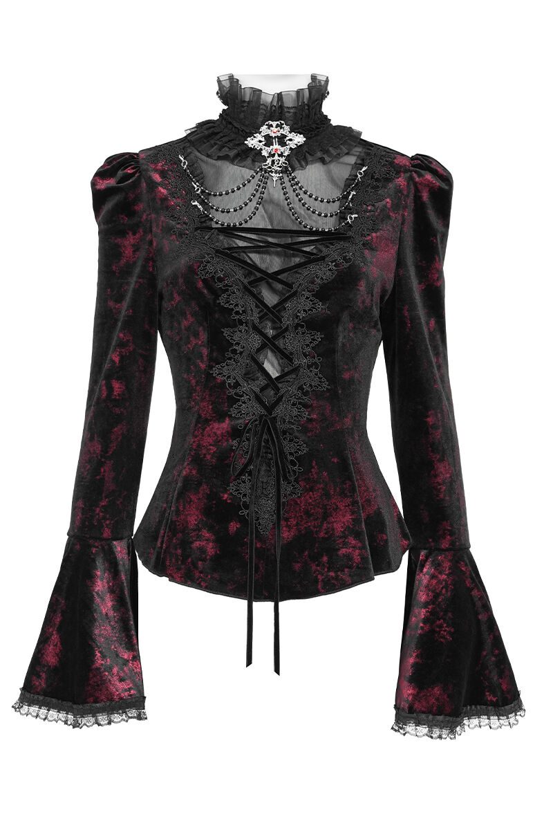 Devil Fashion Longsleeve Eveline’s Requiem Red