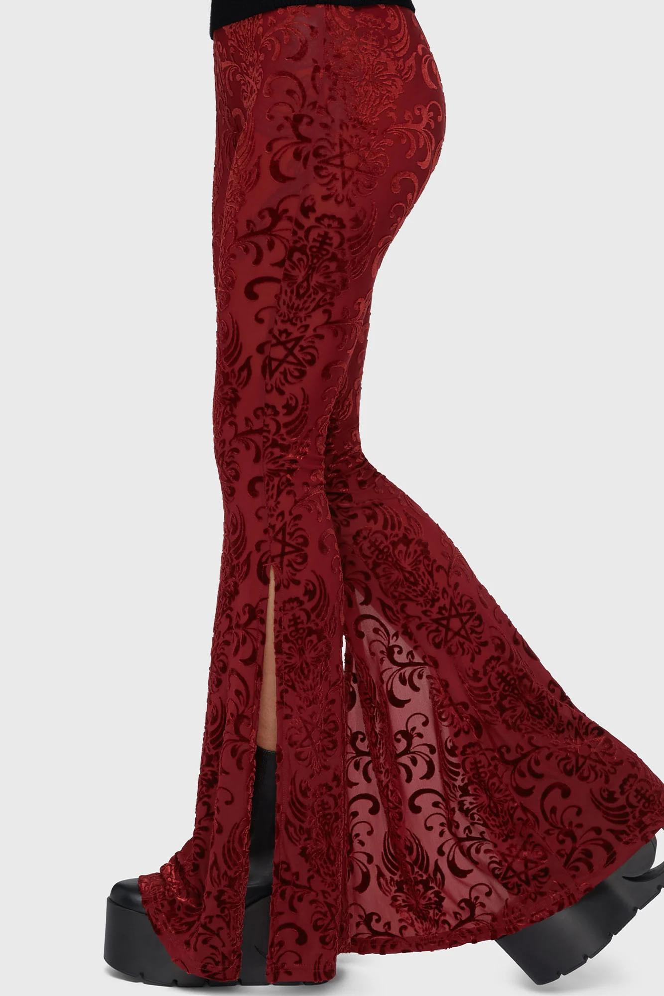 Killstar Leggings Crimson Bloodlust